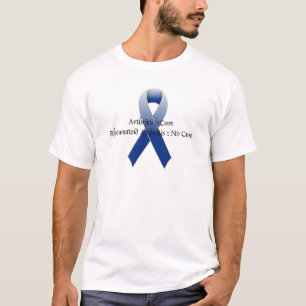 Artrit Blue Ribbon Awareness Design 4 Tee Shirt