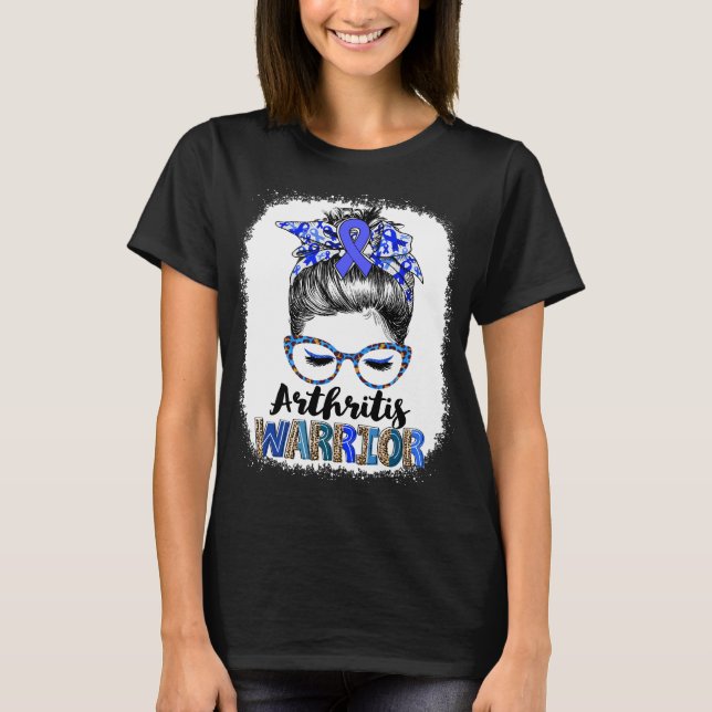 Artrit Krigare Med Tofsig Bunt T Shirt (Framsida)