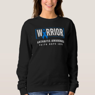Artrit Warrior Blue Ribbon Arthritis Awareness T Shirt