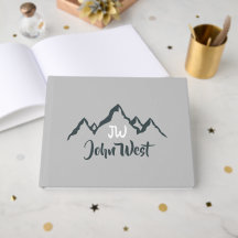 Artritat bergsområde, anpassbart monogram