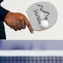 Artritat bergsområde, anpassbart monogram pingisracket