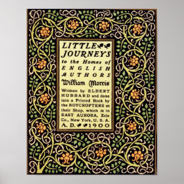 Arts And Crafts-rörelsen 1900 bokomslagsdesign Poster