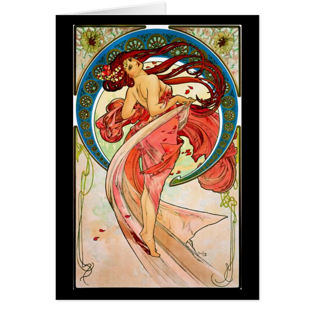 Arts Dance Hälsningskort (Framsidan)