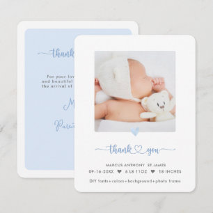 ArtsApp Baby Shower Tacksamhet + Födelseannons Inbjudningar