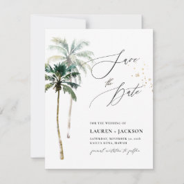 ArtsApp Chic Tropical Paradise Bröllop Spara Datumet