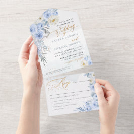 ArtsApp Elegant Dusty Blue Ro Guld Dust