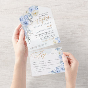 ArtsApp Elegant Dusty Blue Ro Guld Dust