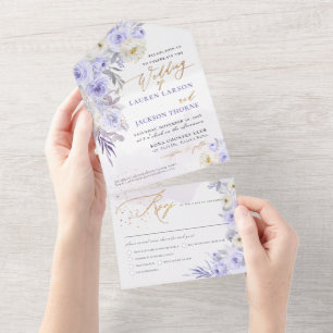 ArtsApp Elegant Dusty Lila Ro Guld Dust