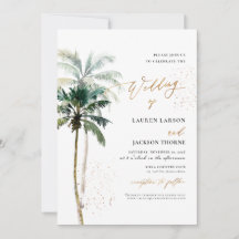 ArtsApp Elegant Tropical Paradise Handflatan Träd
