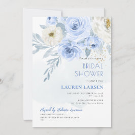 ArtsApp H2 Blue Ro Dusty Blue Foliage Inbjudningar