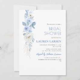 ArtsApp H2 Dusty Blue Ro Greenery Foliage Inbjudningar