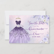 ArtsApp H2 Ombre Lila Glänsande Quinceanera