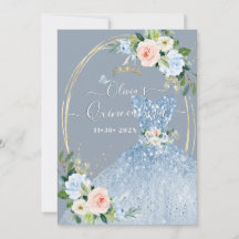 ArtsApp H2 Rosa Blå Rosor Gnistrande Quinceanera