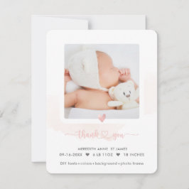 ArtsApp H2 Shower Tack+Birth-meddelande Inbjudningar