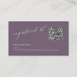 ArtsApp QR-kod DIY Färg Lila Registrering Tilläggskort