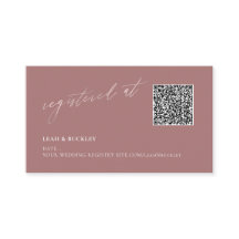 ArtsApp QR-kodregister Dusty Rose Blush Script
