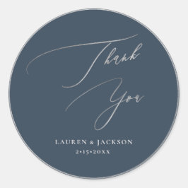 ArtsApp Silver Kalligrafi Tack DIY Färg Runt Klistermärke