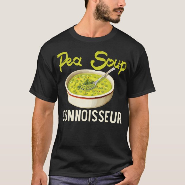 Ärtsoppa Matlovers Grönsaksentusiast T Shirt (Framsida)