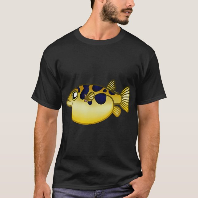 Ärtsugfisk (Uppblåst) T Shirt (Framsida)