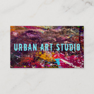 Artsy Affärskort Quality Card Lagrar Papper Visitkort