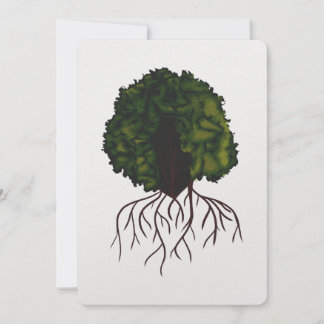 Artsy Afro Roots Collage of Cultural Identity Julkort