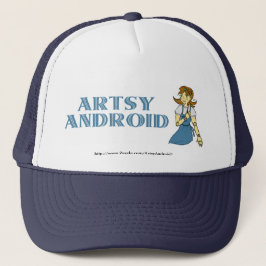 Artsy Androidhatt Truckerkeps