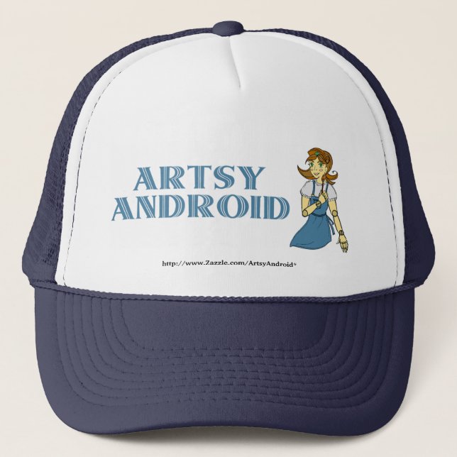 Artsy Androidhatt Truckerkeps (Framsida)