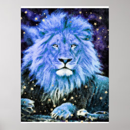 *~* Artsy AP23 Artistic Celestial Blue LEJON Poster