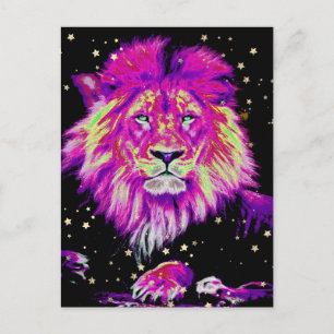 *~* Artsy AP23 Artistic Celestial BOLD ROSA LEJON Vykort