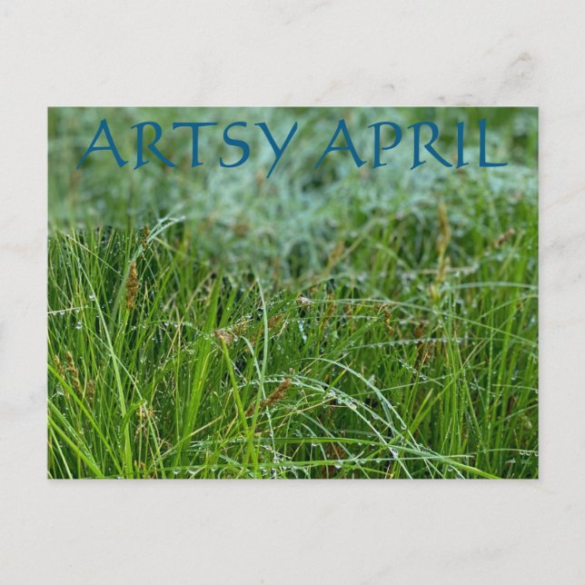 Artsy April Vykort (Framsida)