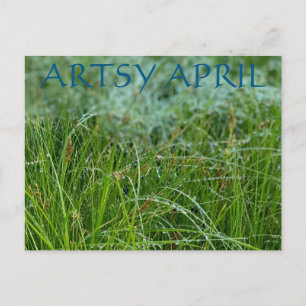 Artsy April Vykort