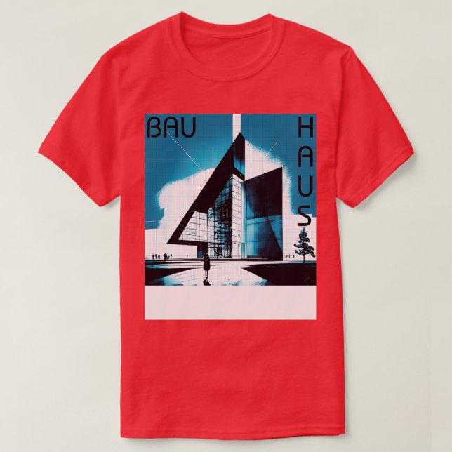 Artsy Architecture 04 BlW T Shirt (Design framsida)