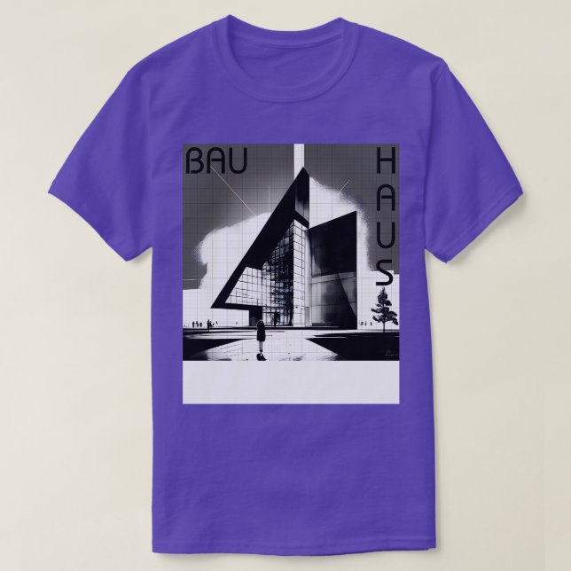 Artsy Architecture 04 BW T Shirt (Design framsida)