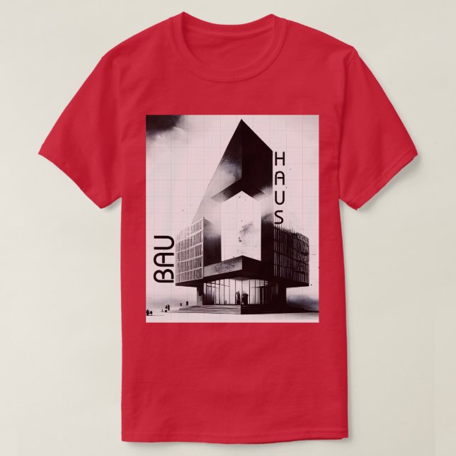 Artsy Architecture 05 BW T Shirt (Design framsida)
