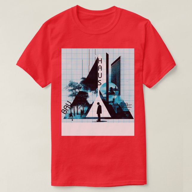 Artsy Architecture 06 BlW T Shirt (Design framsida)