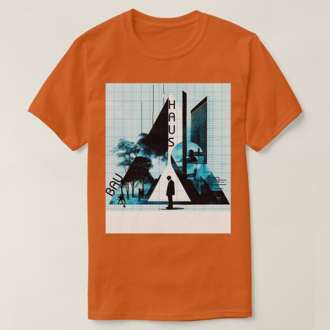 Artsy Architecture 06 BlW T Shirt (Design framsida)