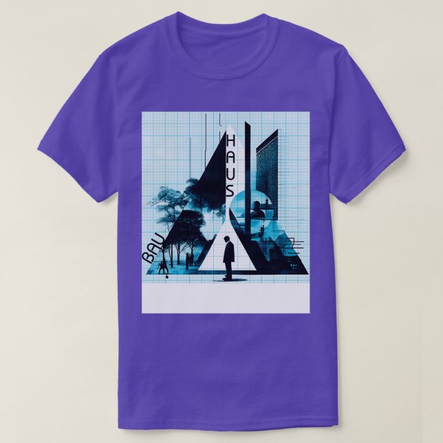 Artsy Architecture 06 BlW T Shirt (Design framsida)