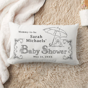 Artsy Baby Shower Mamma to be Lumbarkudde