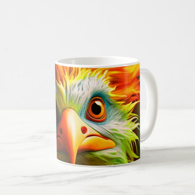 Artsy Bird Kaffemugg (Framsida höger)