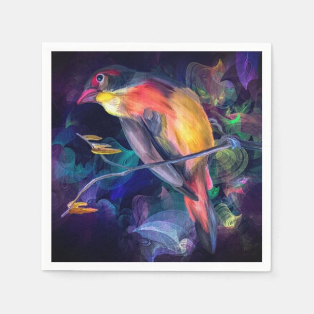 Artsy Bird Pappersservett (Framsidan)