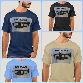 Artsy Blues Trumpet T Shirt