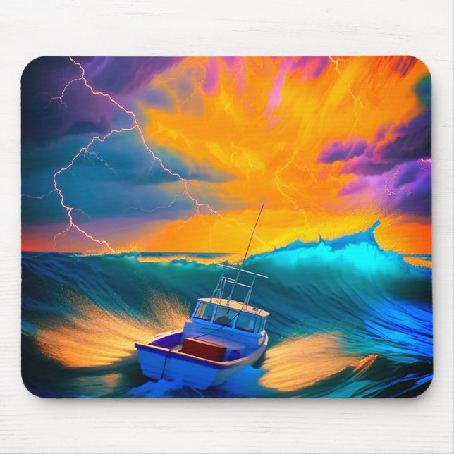 Artsy Boat Scene Musmatta (Framsidan)