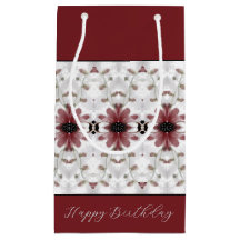 Artsy Burgundy Blommigt