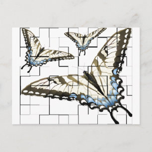 Artsy Butterflies Vykort