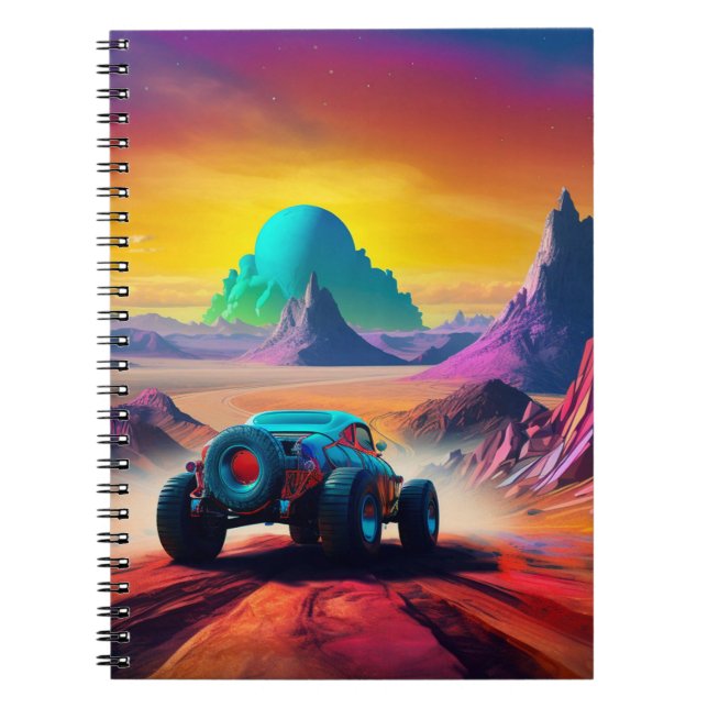 Artsy Car Anteckningsbok (Framsidan)