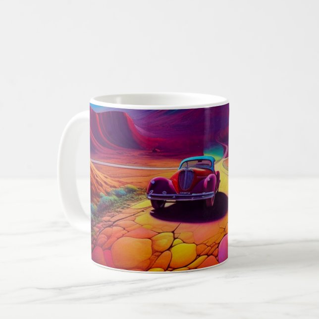 Artsy Car Kaffemugg (Framsida vänster)