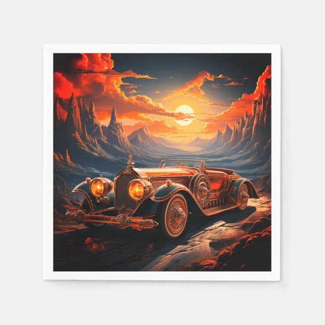 Artsy Car Pappersservett (Framsidan)