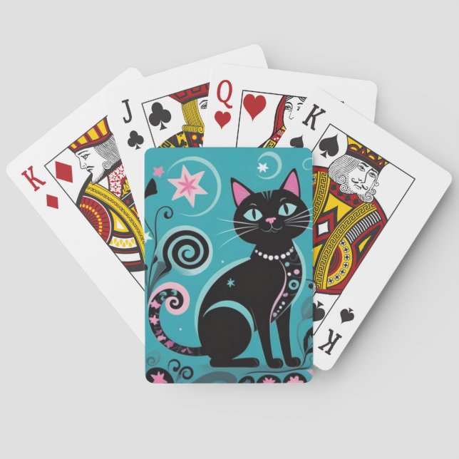 Artsy Cat Casinokort (Baksidan)