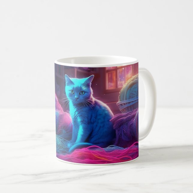 Artsy Cat Kaffemugg (Framsida höger)