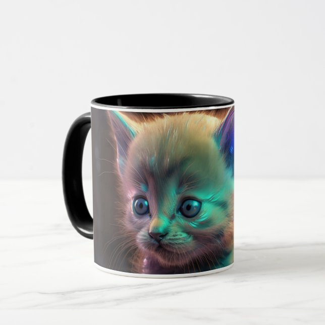 Artsy Cat Mugg (Framsida vänster)